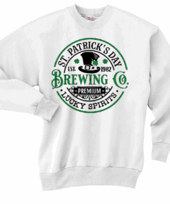 St. Patrick’s Day Brewing Co Crewneck Sweatshirt