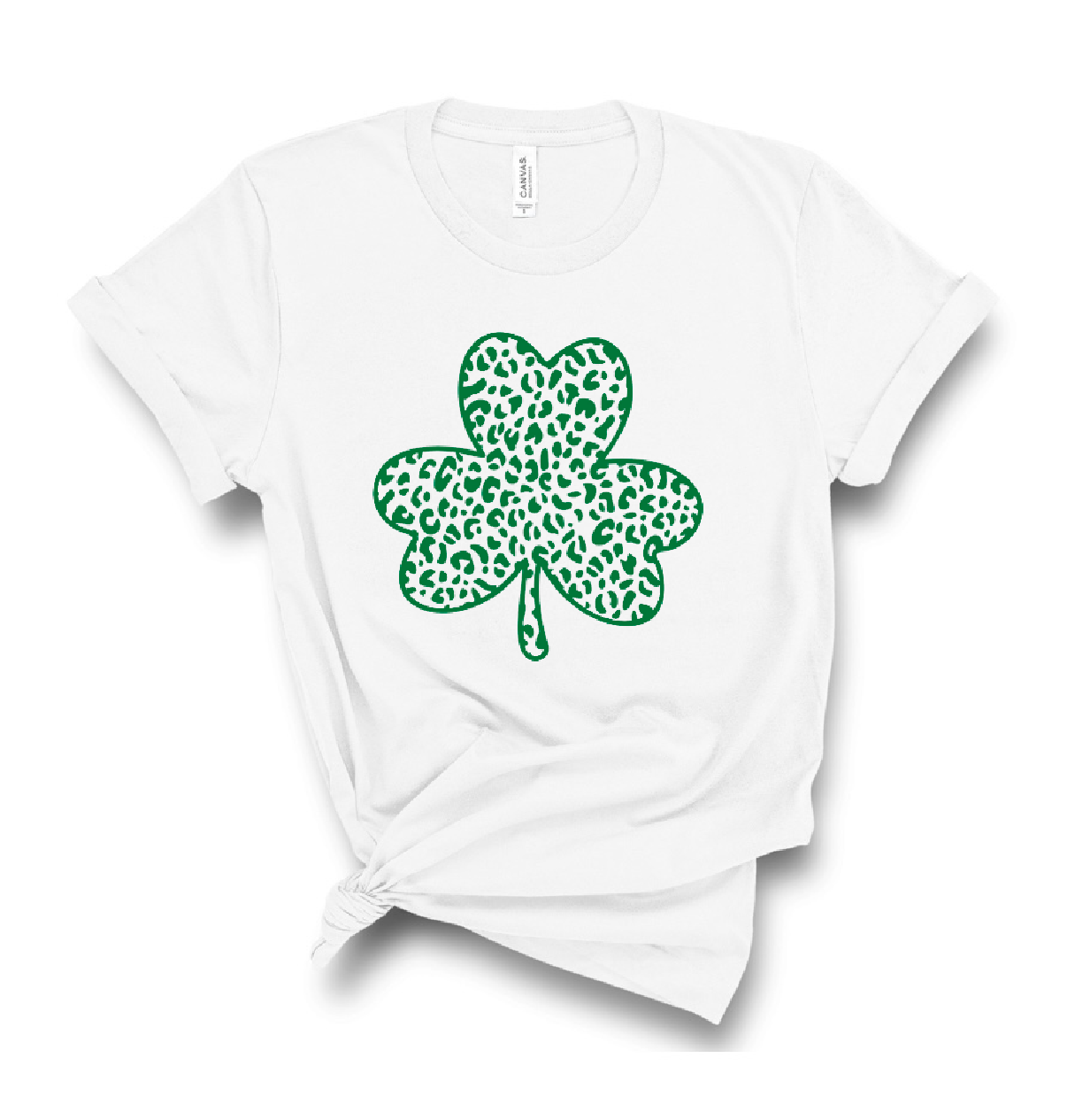St. Patrick’s Day Leopard Shamrock Bella Canvas T-shirt St. Patrick’s Day Leopard Shamrock Bella Canvas T-shirt