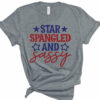 Star Spangled and Sassy July 4 Bella Canvas T-shirt
