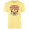 3 Rules of Weightlifting – Unisex T-Shirt