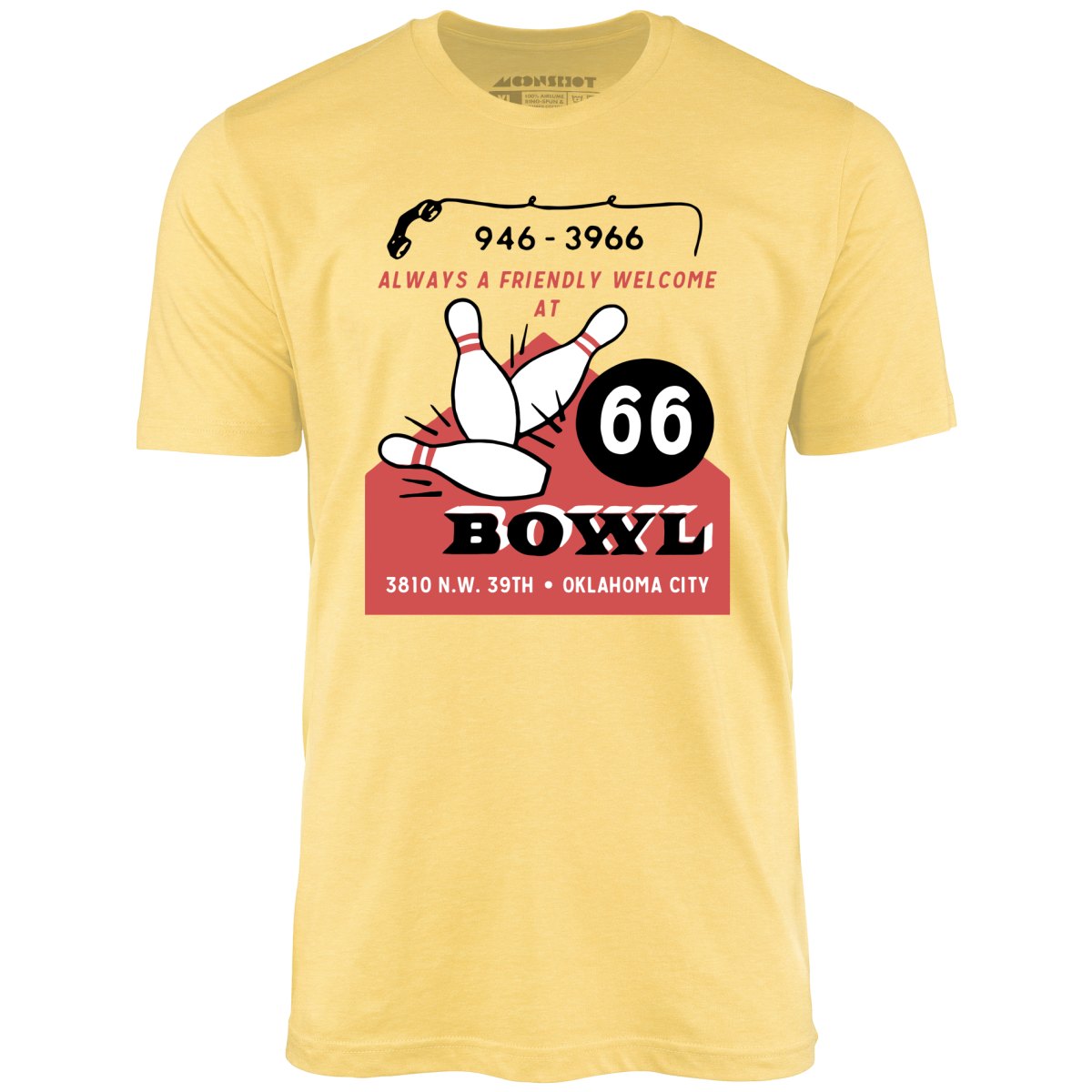 66 Bowl - Oklahoma City, OK - Vintage Bowling Alley - Unisex T-Shirt 66 Bowl - Oklahoma City, OK - Vintage Bowling Alley - Unisex T-Shirt