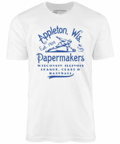 Appleton Papermakers – Wisconsin – Vintage Defunct Baseball Teams – Unisex T-Shirt Appleton Papermakers – Wisconsin – Vintage Defunct Baseball Teams – Unisex T-Shirt