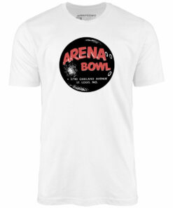 Arena Bowl – St. Louis, MO – Vintage Bowling Alley – Unisex T-Shirt