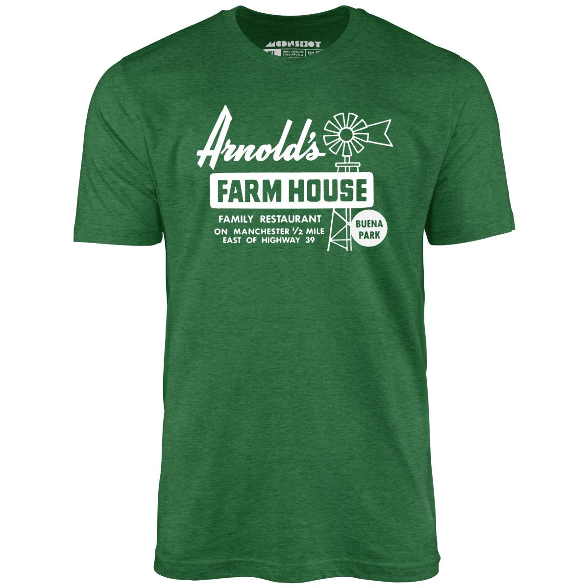 Arnold's Farmhouse - Buena Park, CA - Vintage Restaurant - Unisex T-Shirt Arnold's Farmhouse - Buena Park, CA - Vintage Restaurant - Unisex T-Shirt