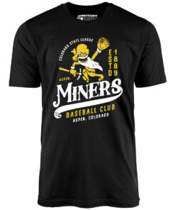 Aspen Miners – Colorado – Vintage Defunct Baseball Teams – Unisex T-Shirt