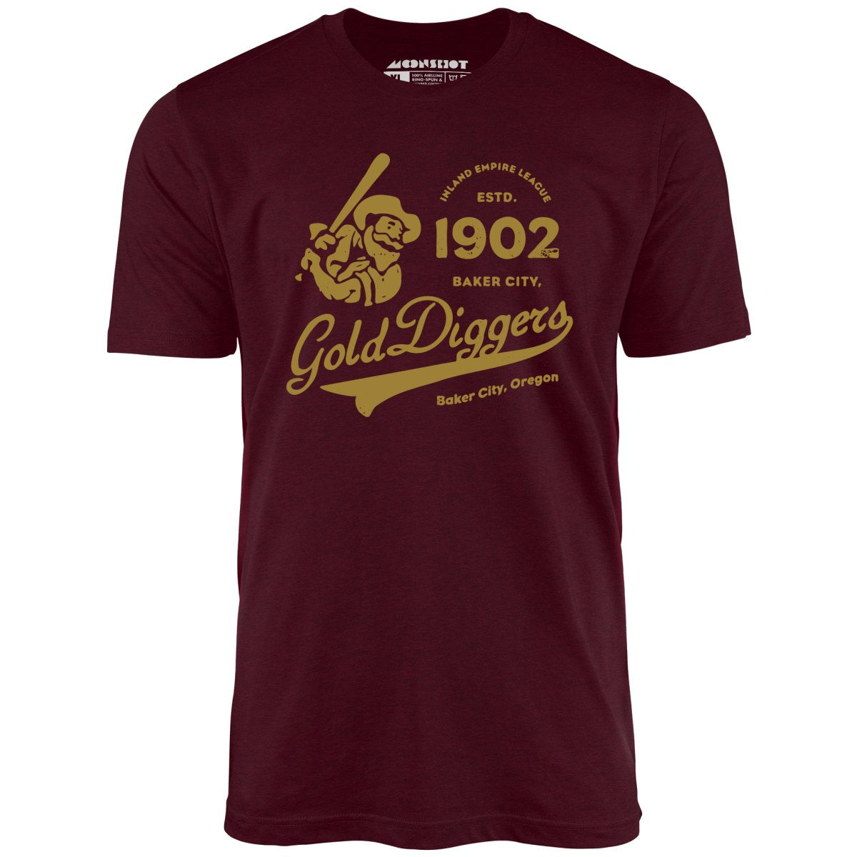 Baker City Gold Diggers - Oregon - Vintage Defunct Baseball Teams - Unisex T-Shirt Baker City Gold Diggers - Oregon - Vintage Defunct Baseball Teams - Unisex T-Shirt