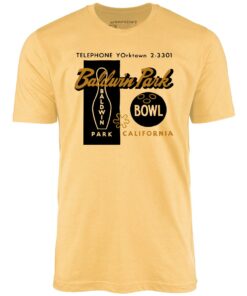 Baldwin Park Bowl – Baldwin Park, CA – Vintage Bowling Alley – Unisex T-Shirt