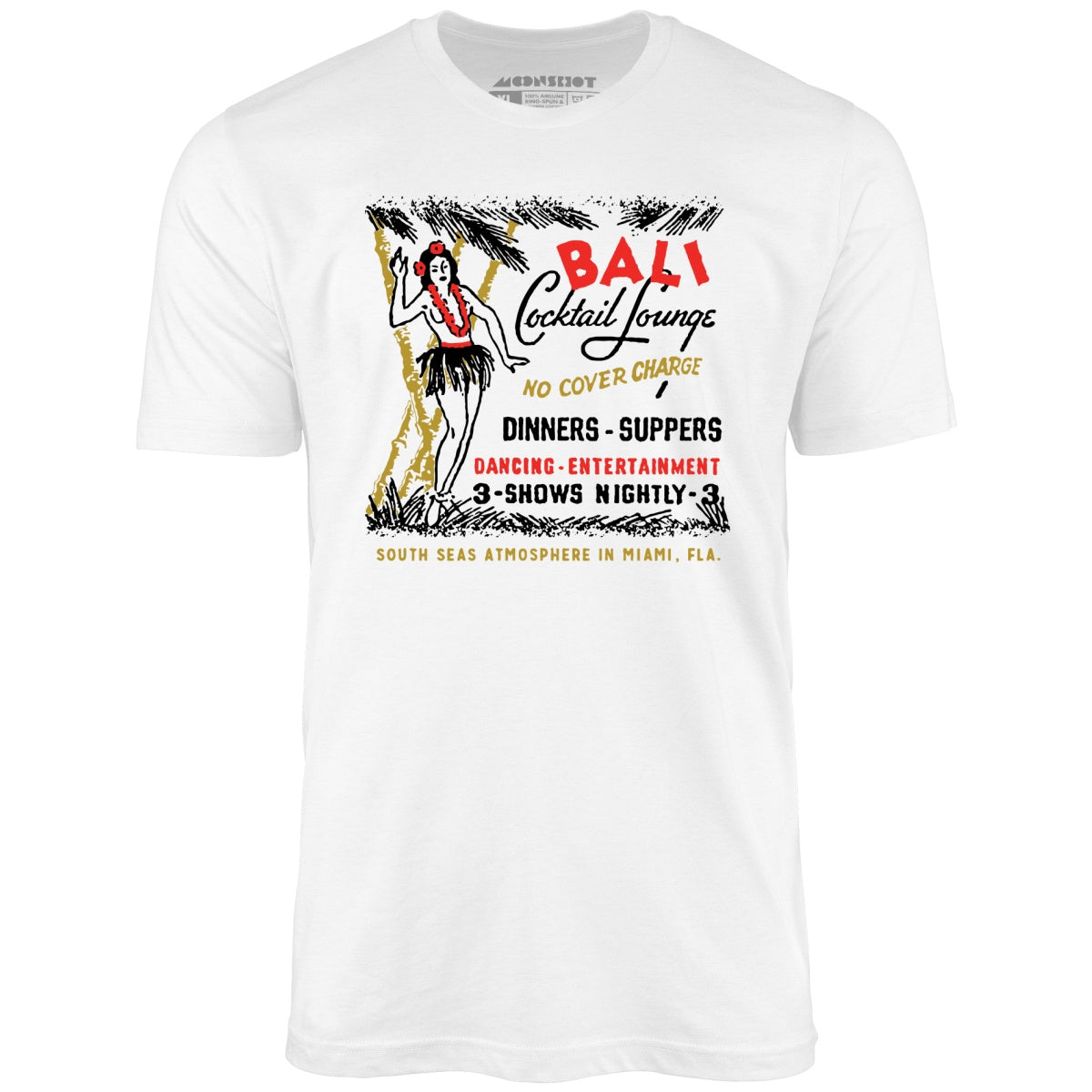 Bali Cocktail Lounge - Miami, FL - Vintage Tiki Bar - Unisex T-Shirt Bali Cocktail Lounge - Miami, FL - Vintage Tiki Bar - Unisex T-Shirt