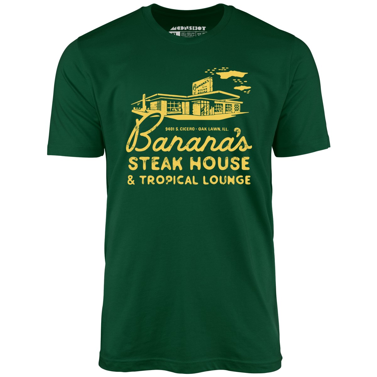 Banana's Steak House - Oak Lawn, Il - Vintage Restaurant - Unisex T-Shirt Banana's Steak House - Oak Lawn, Il - Vintage Restaurant - Unisex T-Shirt