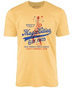 Barberton Magic Cities – Ohio – Vintage Defunct Baseball Teams – Unisex T-Shirt