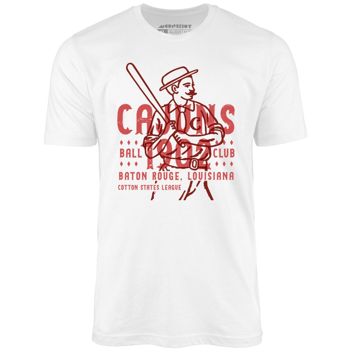 Baton Rouge Cajuns - Louisiana - Vintage Defunct Baseball Teams - Unisex T-Shirt Baton Rouge Cajuns - Louisiana - Vintage Defunct Baseball Teams - Unisex T-Shirt