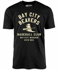Bay City Beavers – Michigan – Vintage Defunct Baseball Teams – Unisex T-Shirt