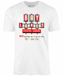 Bay Lanes – Bay City, MI – Vintage Bowling Alley – Unisex T-Shirt