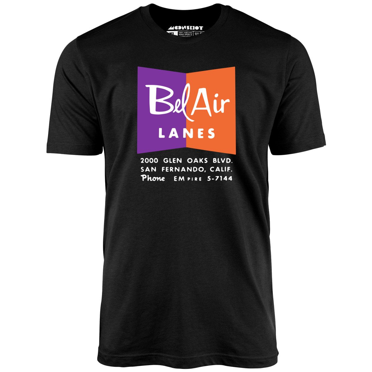 Bel Air Lanes - San Fernando, CA - Vintage Bowling Alley - Unisex T-Shirt Bel Air Lanes - San Fernando, CA - Vintage Bowling Alley - Unisex T-Shirt