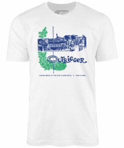 Billingsley’s Outrigger v2 – Laguna Beach, CA – Vintage Tiki Bar – Unisex T-Shirt