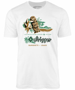 Billingsley’s Outrigger v3 – Laguna Beach, CA – Vintage Tiki Bar – Unisex T-Shirt