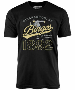 Binghamton Bingos – New York – Vintage Defunct Baseball Teams – Unisex T-Shirt Binghamton Bingos – New York – Vintage Defunct Baseball Teams – Unisex T-Shirt