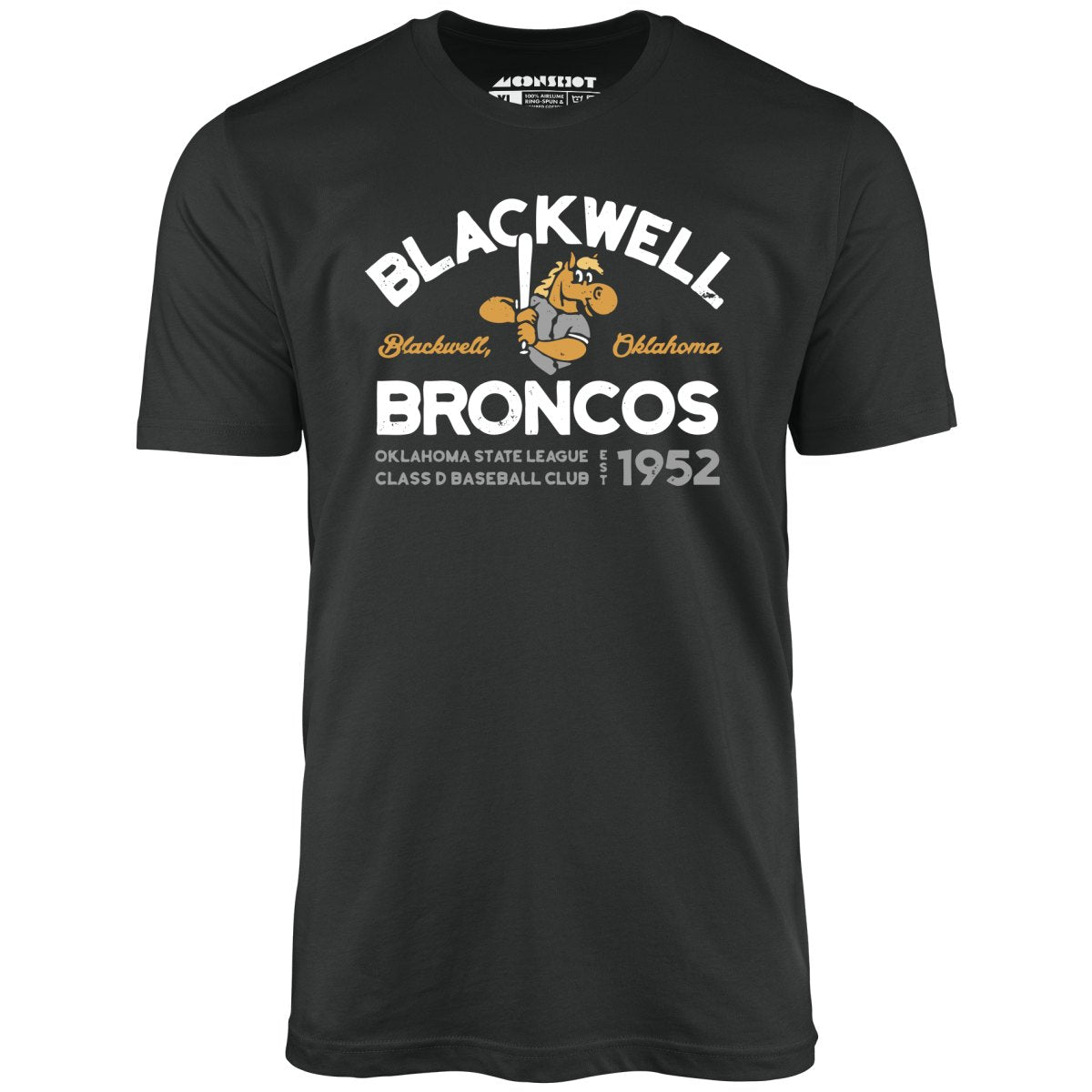 Blackwell Broncos - Oklahoma - Vintage Defunct Baseball Teams - Unisex T-Shirt Blackwell Broncos - Oklahoma - Vintage Defunct Baseball Teams - Unisex T-Shirt