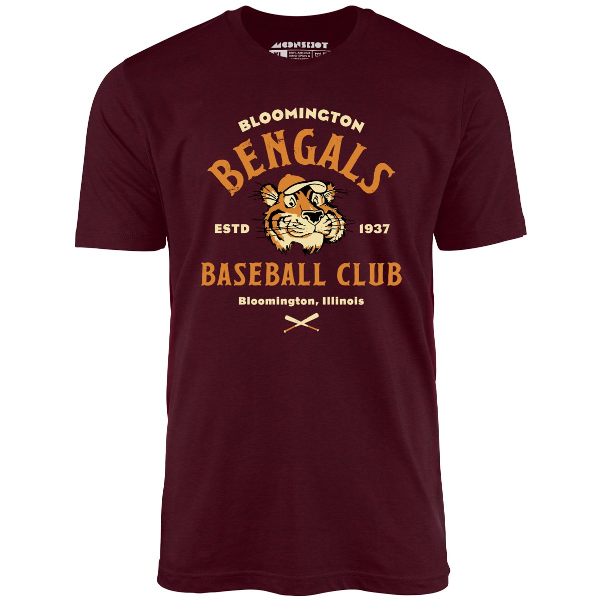 Bloomington Bengals - Illinois - Vintage Defunct Baseball Teams - Unisex T-Shirt Bloomington Bengals - Illinois - Vintage Defunct Baseball Teams - Unisex T-Shirt