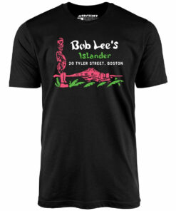 Bob Lee’s Islander – Boston, MA – Vintage Tiki Bar – Unisex T-Shirt Bob Lee’s Islander – Boston, MA – Vintage Tiki Bar – Unisex T-Shirt