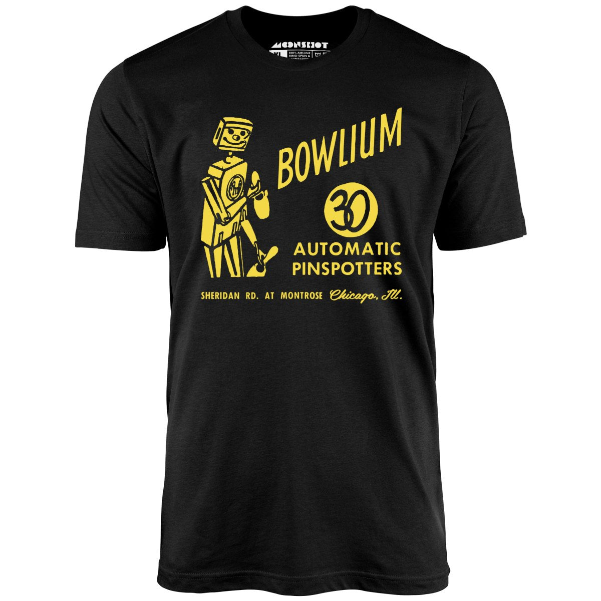 Bowlium v2 - Chicago, IL - Vintage Bowling Alley - Unisex T-Shirt Bowlium v2 - Chicago, IL - Vintage Bowling Alley - Unisex T-Shirt