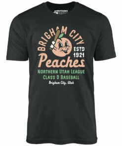 Brigham City Peaches – Utah – Vintage Defunct Baseball Teams – Unisex T-Shirt Brigham City Peaches – Utah – Vintage Defunct Baseball Teams – Unisex T-Shirt