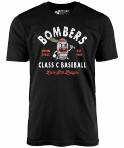 Bryan Bombers – Texas – Vintage Defunct Baseball Teams – Unisex T-Shirt