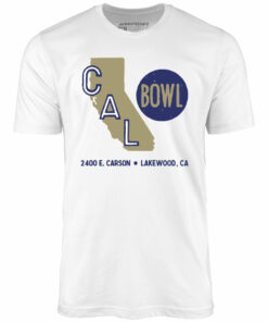 Cal Bowl – Lakewood, CA – Vintage Bowling Alley – Unisex T-Shirt