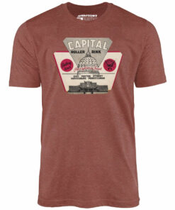 Capital Roller Rink – Harrisburg, PA – Vintage Roller Rink – Unisex T-Shirt