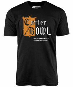 Carter Bowl – Fullerton, CA – Vintage Bowling Alley – Unisex T-Shirt