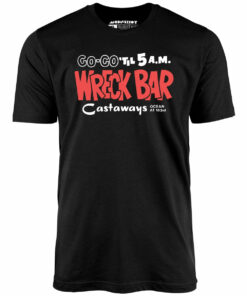 Castaways Motel Wreck Bar – Miami, FL – Vintage Tiki Bar – Unisex T-Shirt