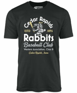 Cedar Rapids Rabbits – Iowa – Vintage Defunct Baseball Teams – Unisex T-Shirt