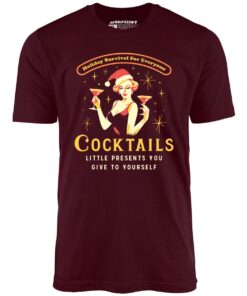 Christmas Cocktails – Unisex T-Shirt