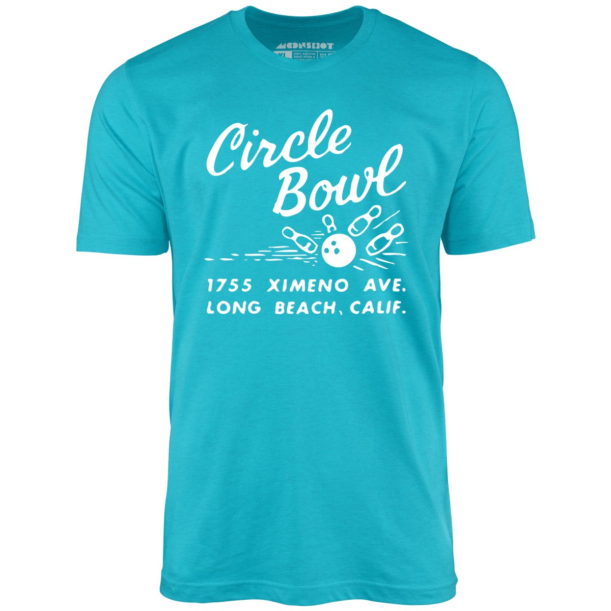 Circle Bowl - Long Beach, CA - Vintage Bowling Alley - Unisex T-Shirt Circle Bowl - Long Beach, CA - Vintage Bowling Alley - Unisex T-Shirt