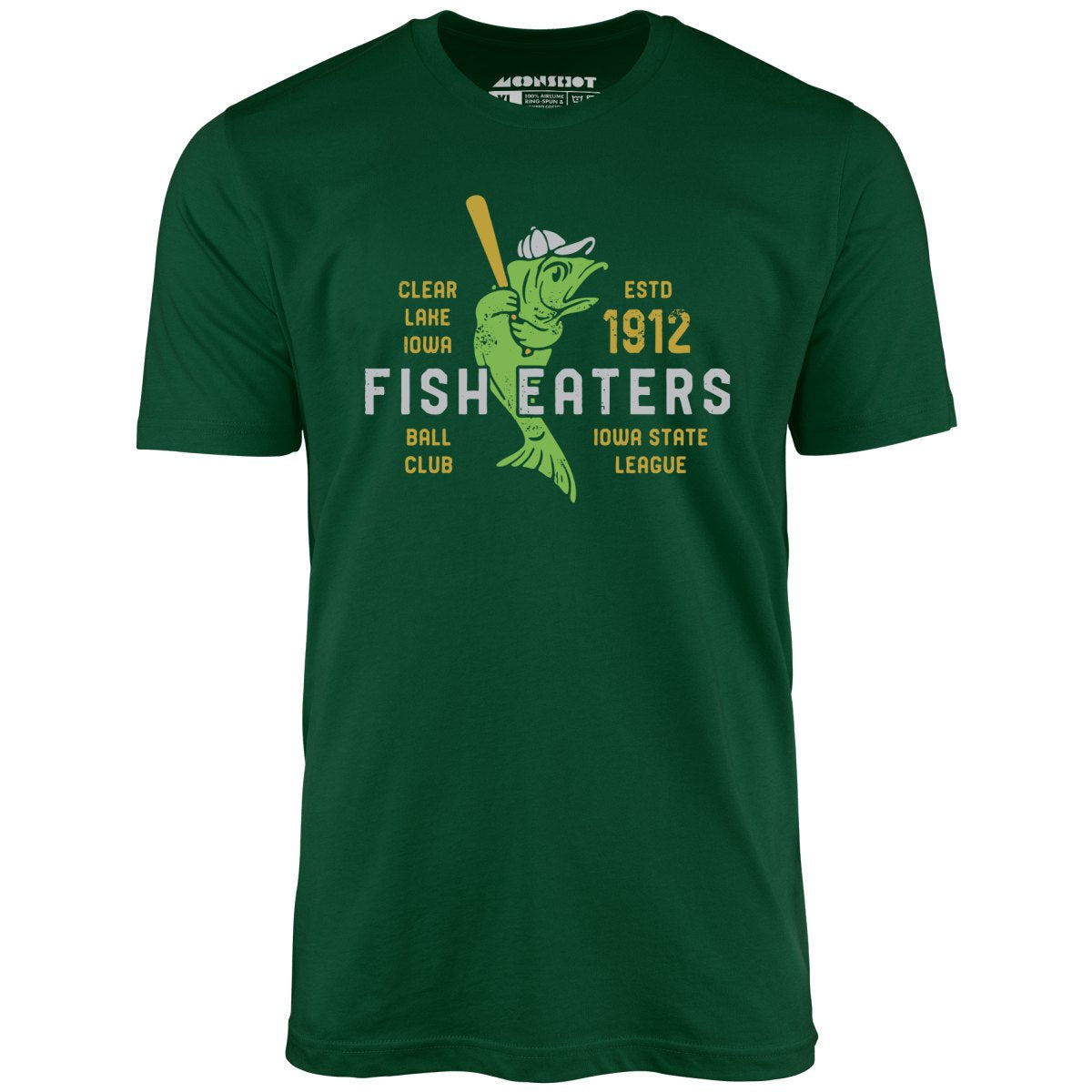Clear Lake Fish Eaters - Iowa  - Vintage Defunct Baseball Teams - Unisex T-Shirt Clear Lake Fish Eaters - Iowa  - Vintage Defunct Baseball Teams - Unisex T-Shirt