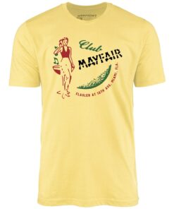Club Mayfair – Miami, FL – Vintage Restaurant – Unisex T-Shirt