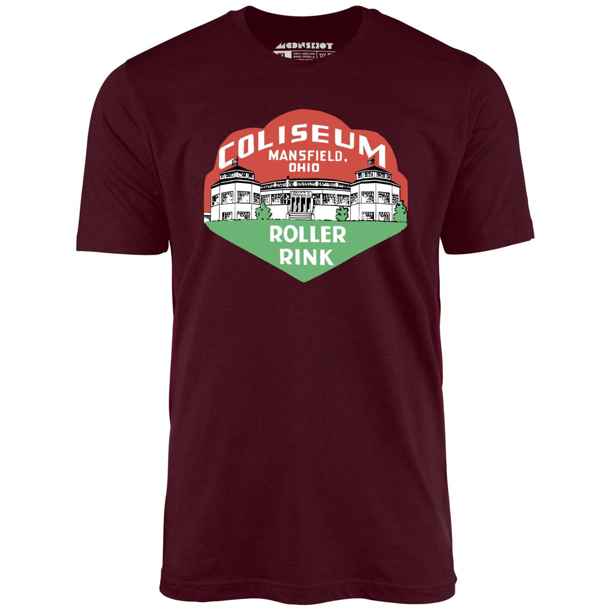 Coliseum - Mansfield, OH - Vintage Roller Rink - Unisex T-Shirt Coliseum - Mansfield, OH - Vintage Roller Rink - Unisex T-Shirt