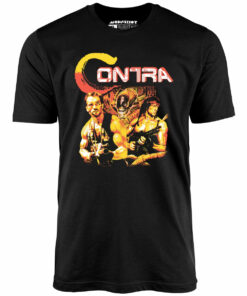 Contra Action Heroes Mashup Parody – Unisex T-Shirt
