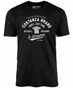 Costanza Brand Cotton Baseball Uniforms – Unisex T-Shirt