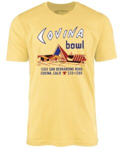 Covina Bowl – Covina, CA – Vintage Bowling Alley – Unisex T-Shirt