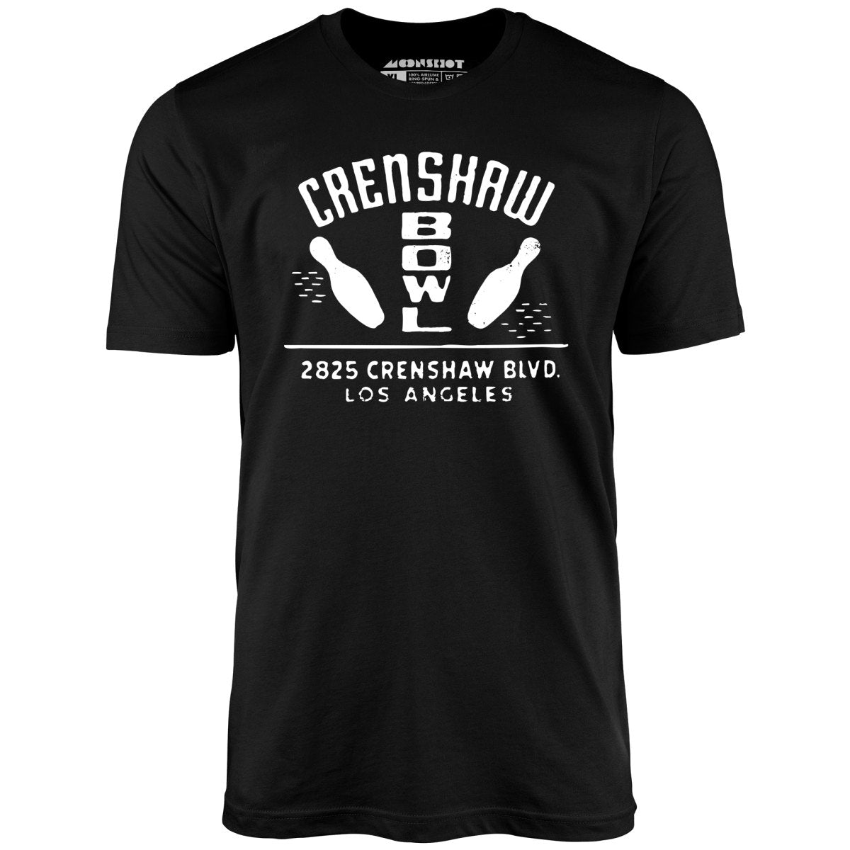 Crenshaw Bowl - Los Angeles, CA - Vintage Bowling Alley - Unisex T-Shirt Crenshaw Bowl - Los Angeles, CA - Vintage Bowling Alley - Unisex T-Shirt
