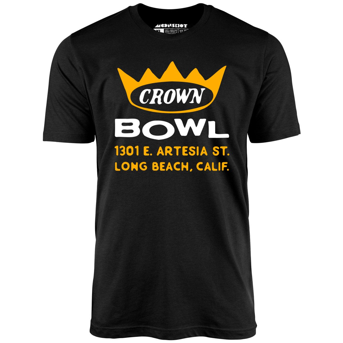 Crown Bowl - Long Beach, CA - Vintage Bowling Alley - Unisex T-Shirt Crown Bowl - Long Beach, CA - Vintage Bowling Alley - Unisex T-Shirt