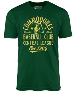 Decatur Commodores – Illinois – Vintage Defunct Baseball Teams – Unisex T-Shirt