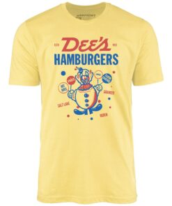 Dee’s Hamburgers – Salt Lake City, UT – Vintage Restaurant – Unisex T-Shirt