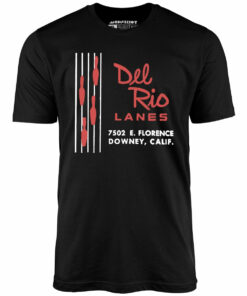 Del Rio Lanes – Downey, CA – Vintage Bowling Alley – Unisex T-Shirt