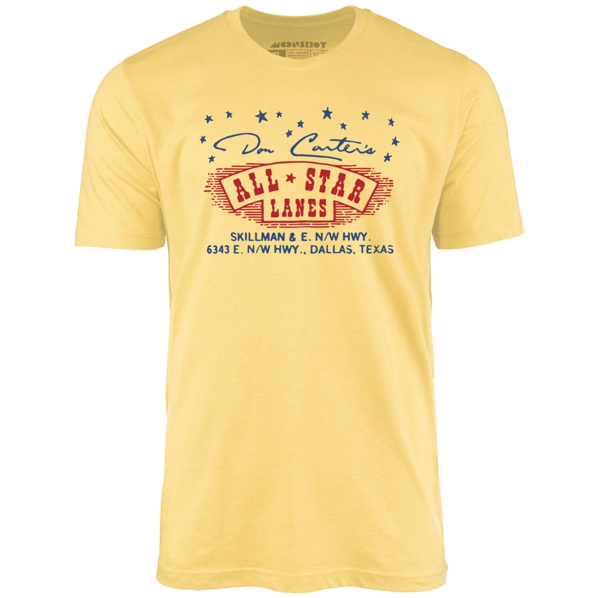 Don Carter's All Star Lanes - Dallas, TX - Vintage Bowling Alley - Unisex T-Shirt Don Carter's All Star Lanes - Dallas, TX - Vintage Bowling Alley - Unisex T-Shirt