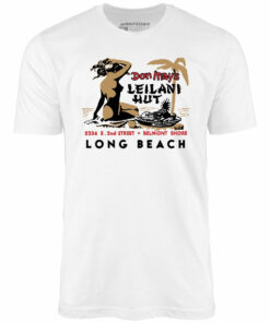 Don May’s Leilani Hut – Belmont Shore, CA – Vintage Tiki Bar – Unisex T-Shirt
