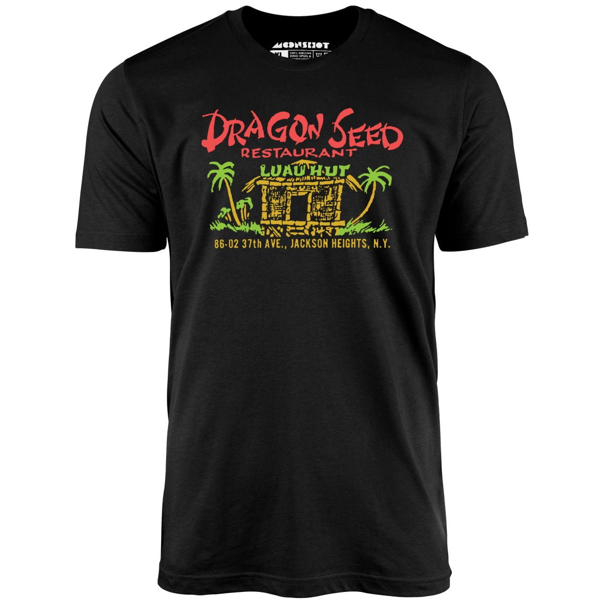 Dragon Seed Luau Hut - Jackson Heights, NY - Vintage Tiki Bar - Unisex T-Shirt Dragon Seed Luau Hut - Jackson Heights, NY - Vintage Tiki Bar - Unisex T-Shirt