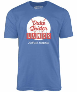 Duke Snider Lanes – Fallbrook, CA – Vintage Bowling Alley – Unisex T-Shirt