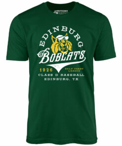 Edinburg Bobcats – Texas – Vintage Defunct Baseball Teams – Unisex T-Shirt